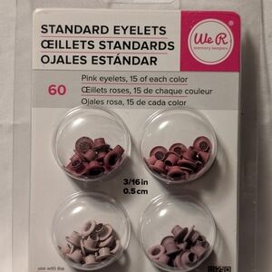2/$8 Pink Standard Eyelets
